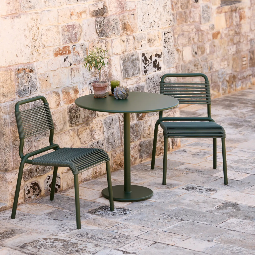 Al DENTE Outdoor Chair in Dark Green - Cane-Line | Milola
