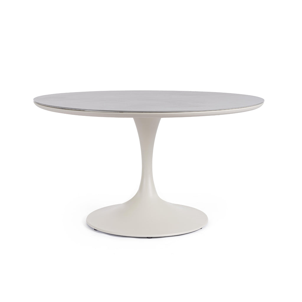 ARNOLD Round Sintered Stone Outdoor Dining Table