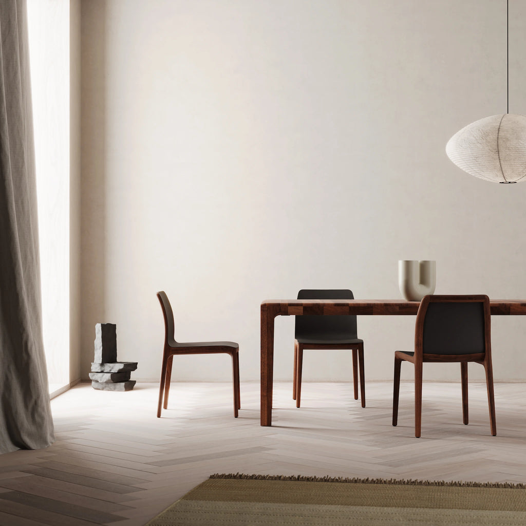 INVITO Dining Table in Walnut Natural Oil - Artisan | Milola