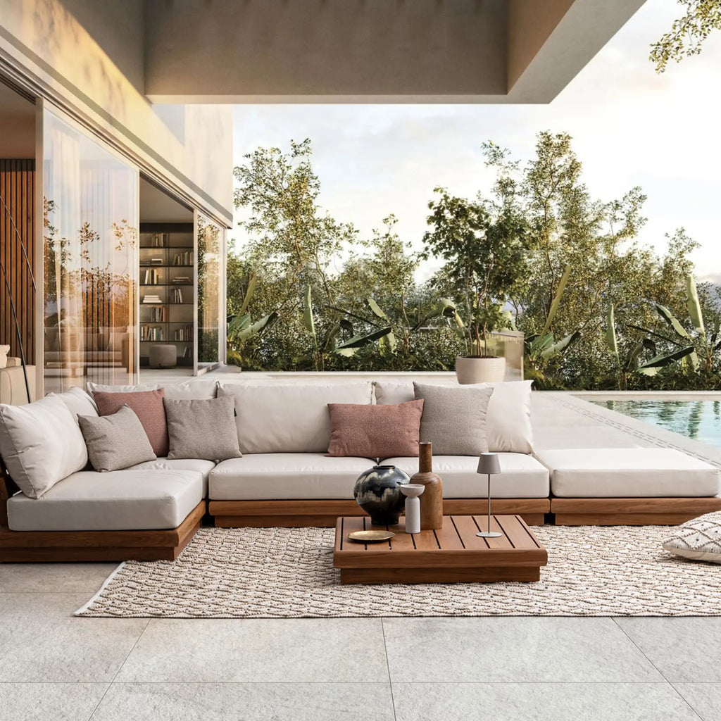 DELGADA Coffee Table in Teak - Bizzotto | Milola