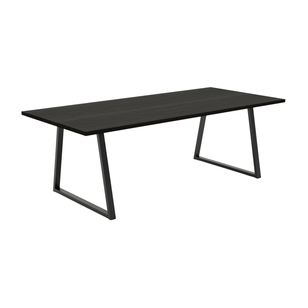 FOREST Solid Wood Dining Tables with Steel Trapez Legs - Nordic Design - Kristensen Kristensen | Milola