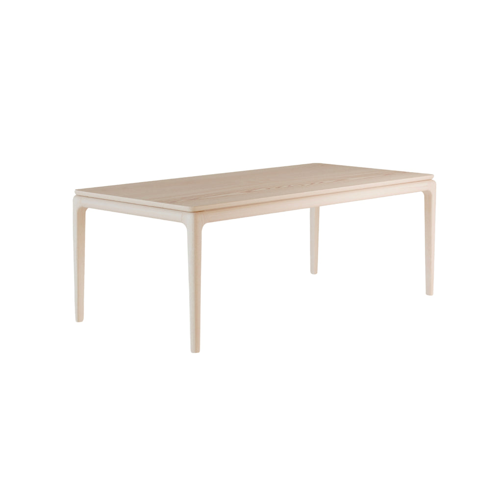 FLOATING Extendable Dining Table in White Oiled Oak - Kristensen | Milola