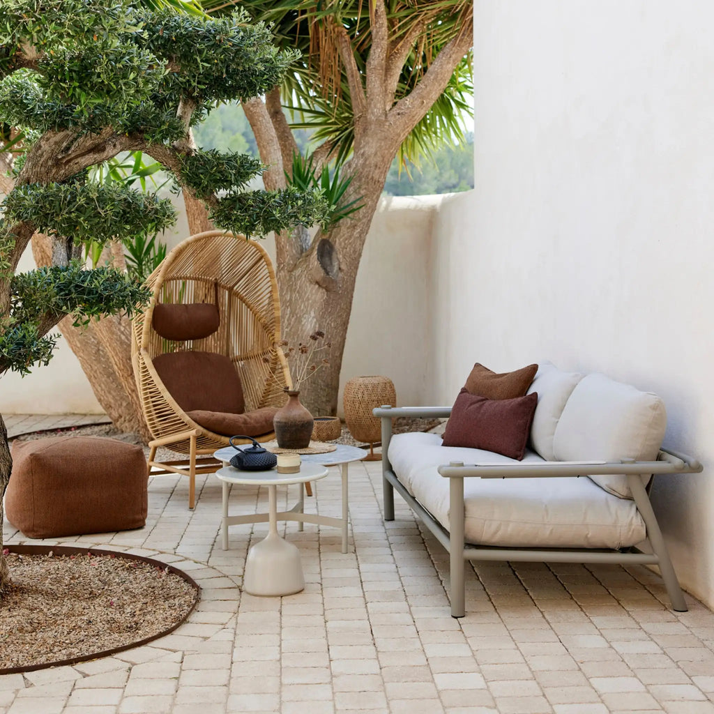 GLAZE - Outdoor Coffee Table - Stone/Aluminium - Cane-Line | Milola