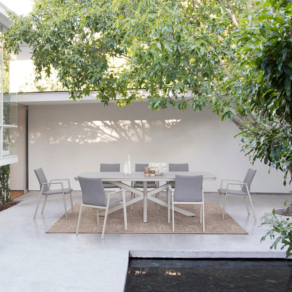 ISACCO Sintered Stone Outdoor Dining Table (240x110cm)