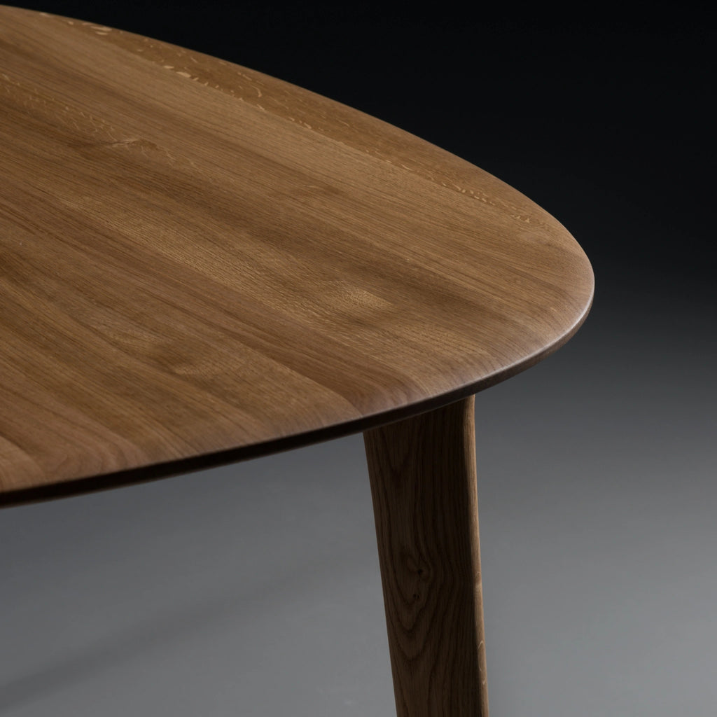 LUC Round Dining Table in Walnut Natural Oil - Artisan | Milola