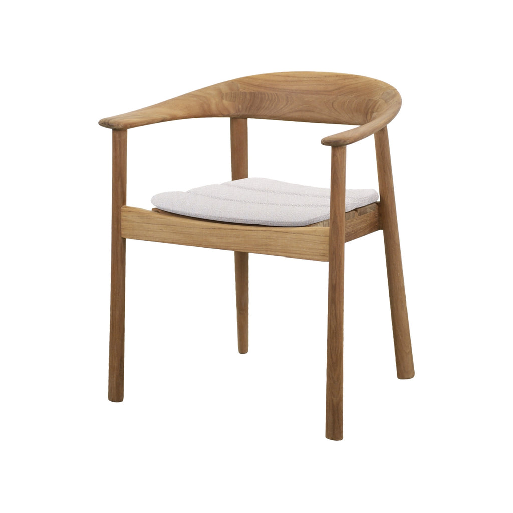 MAJESTIC Teak Outdoor Chair with Sand Cushion - Cane-Line | Milola