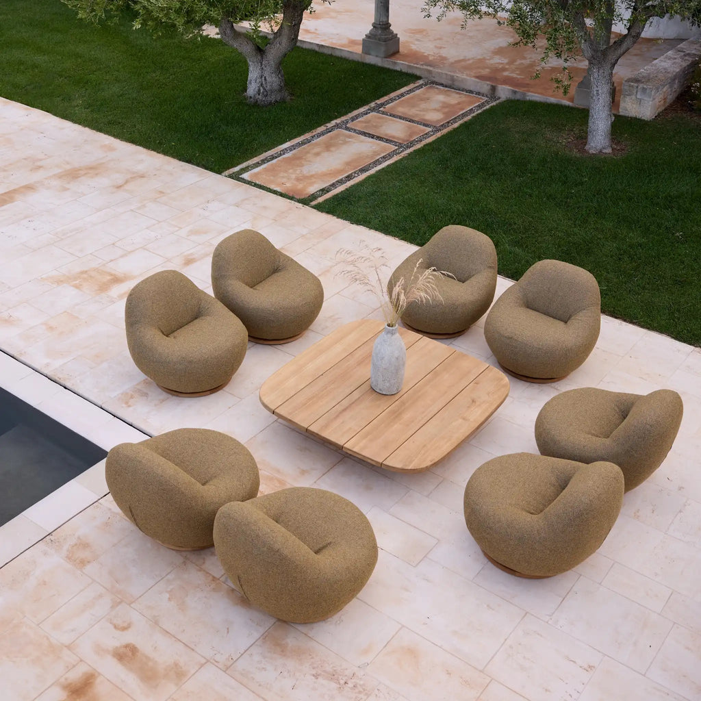 MELLOW Outdoor Coffee Table in Teak - Cane-Line | Milola