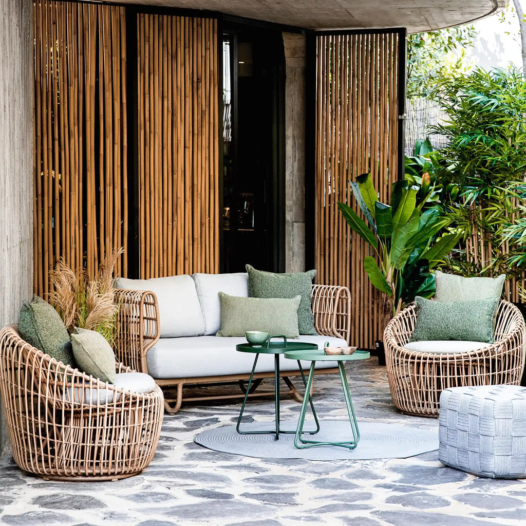 NEST - 2 Seater Outdoor Sofa in Natural Weave - Cane-Line | Milola