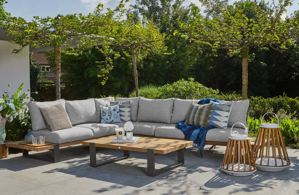 NARDO Teak Outdoor Corner Lounge Set