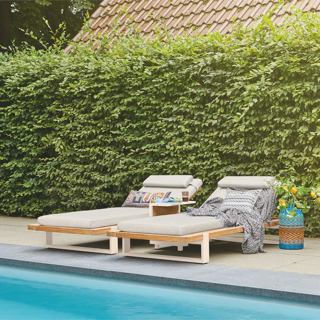 NARDO Teak Sun Lounger