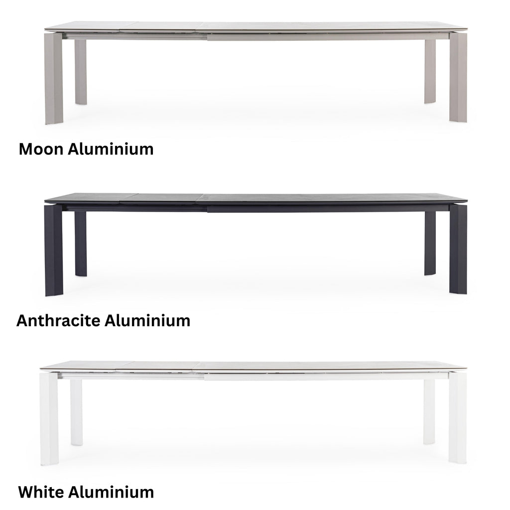 OTAVIO Ceramic Outdoor Extendable Dining Table Collage - Bizzotto | Milola