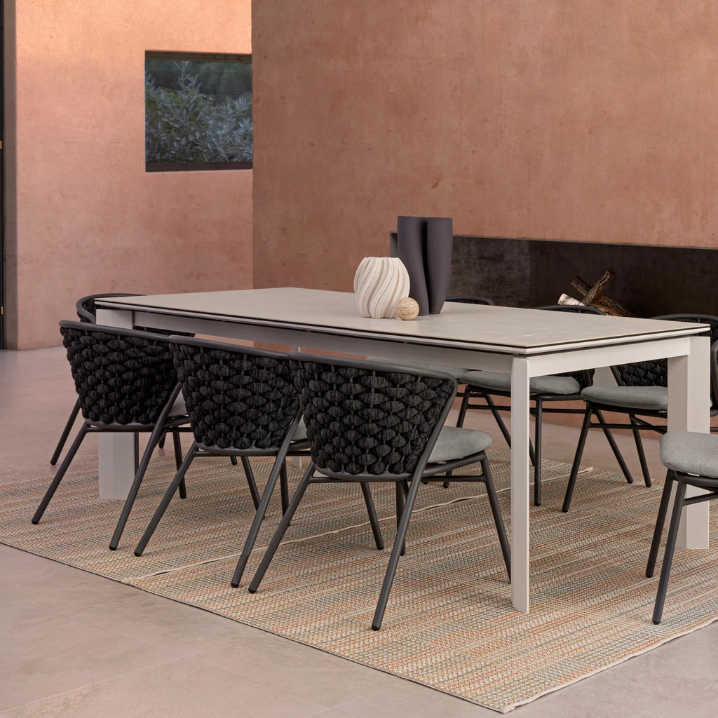 OTAVIO Ceramic Outdoor Extendable Dining Table (220-340cm)