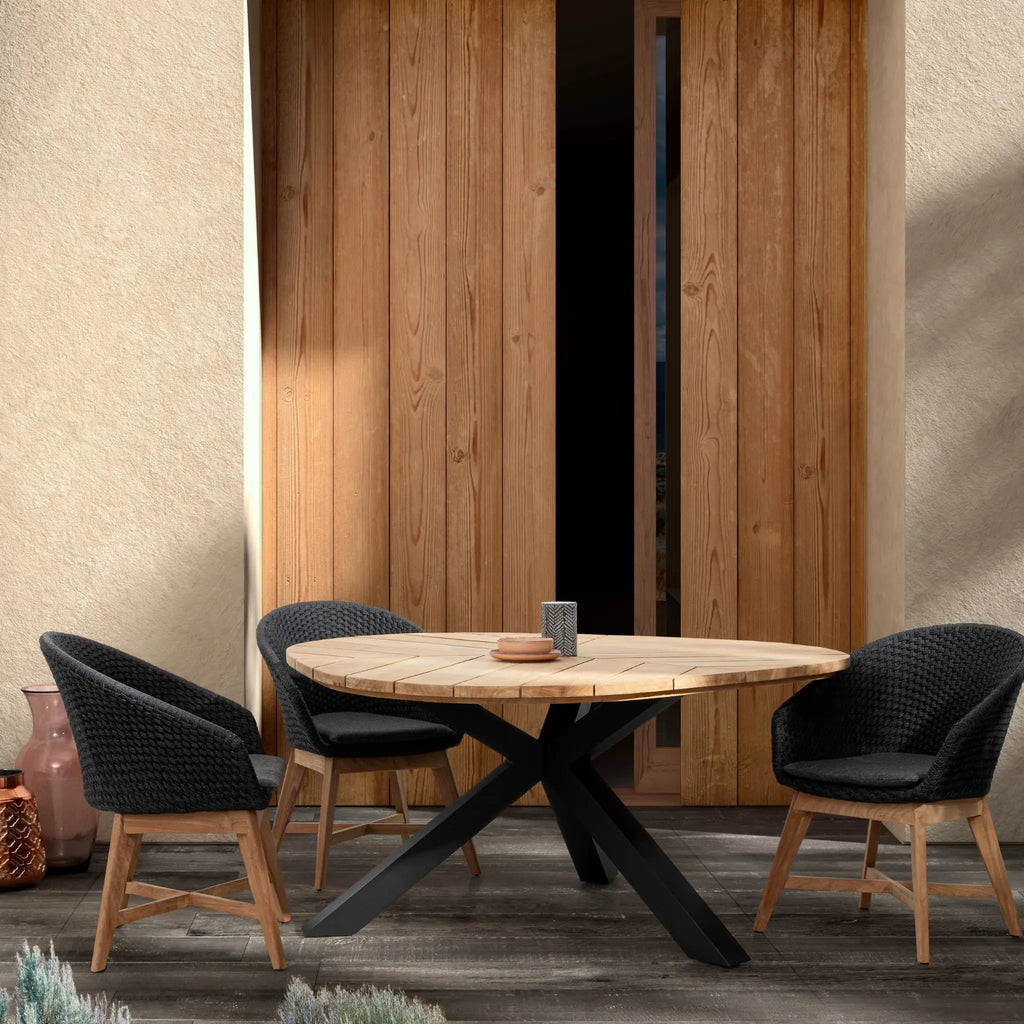 PALMDALE Outdoor Table in Carbon - Bizzotto | Milola
