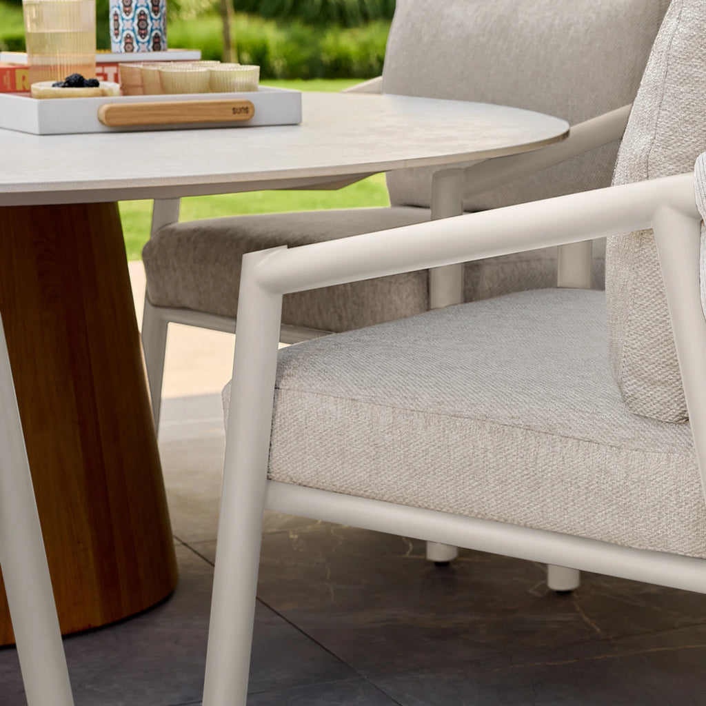 SOROLO Low Dining Table in Teak - SUNS | Milola