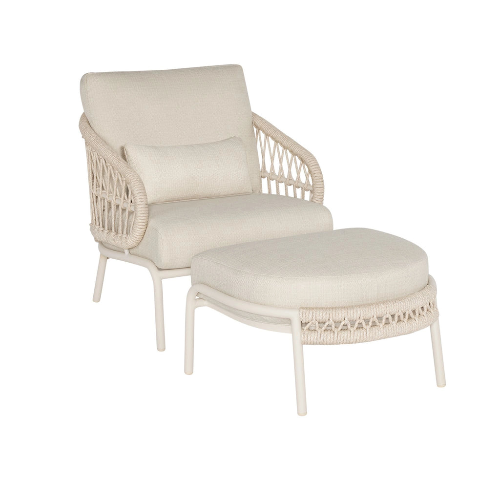 TOSCA Lounge Chair (& optional Footrest) in Camel Sand - SUNS | Milola