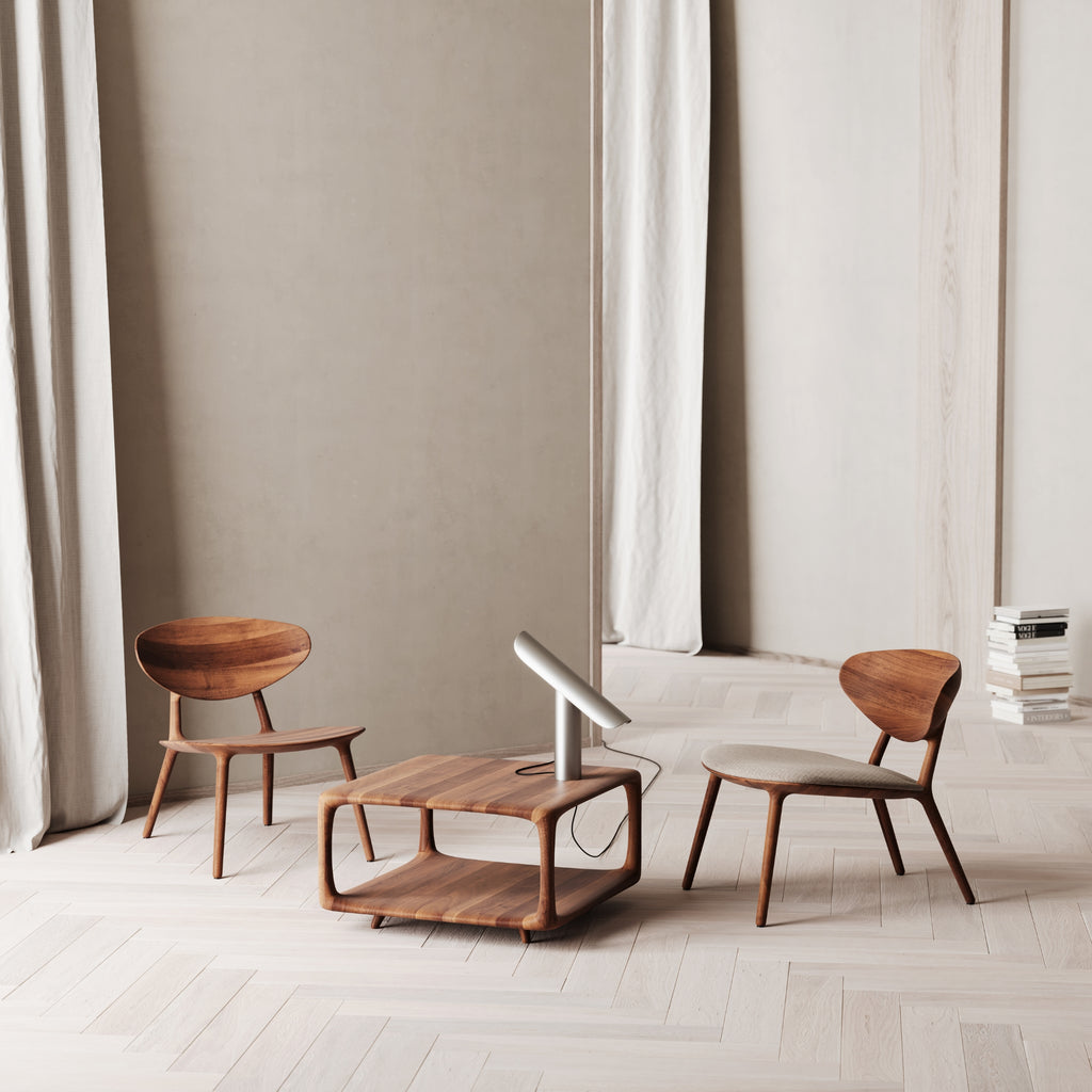WU Lounge Chair in Walnut Natural Oil - Artisan | Milola